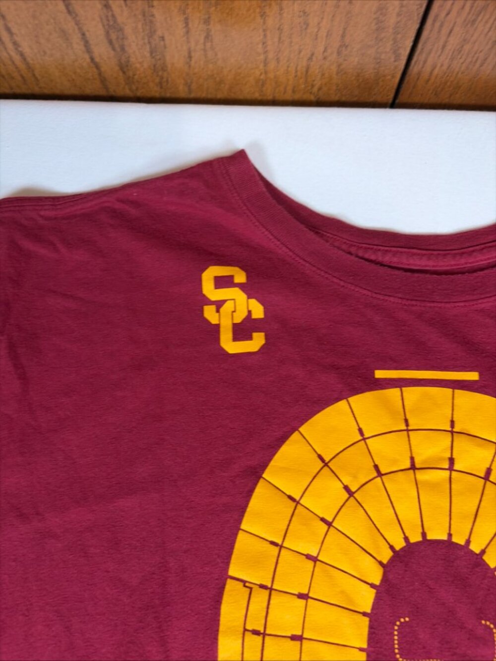 Nike USC Coliseum Stadium T-Shirt Men's 2XL Red - Picture 4 of 6